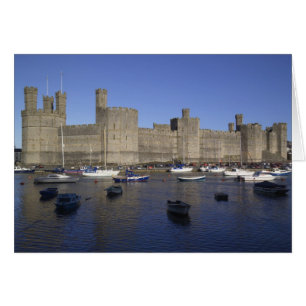 Château de Caernarfon, Gwynedd, Pays de Galles (RF