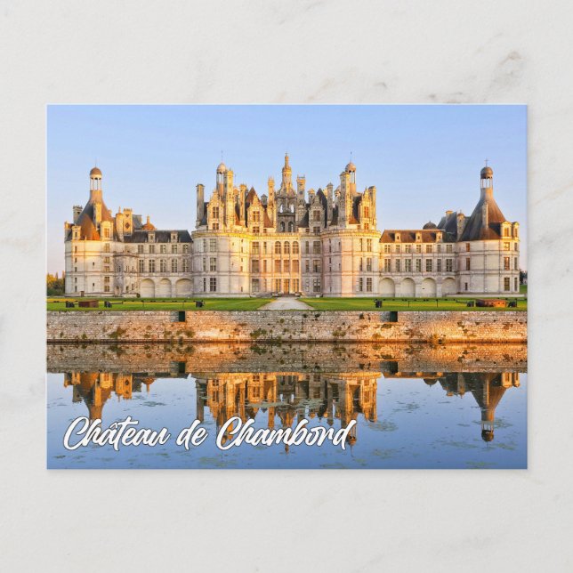 Chateau de Chambord, Chambord, France Postcard (Front)