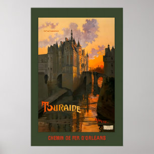 Chateau de Chenonceau Chateau Touraine France Poster