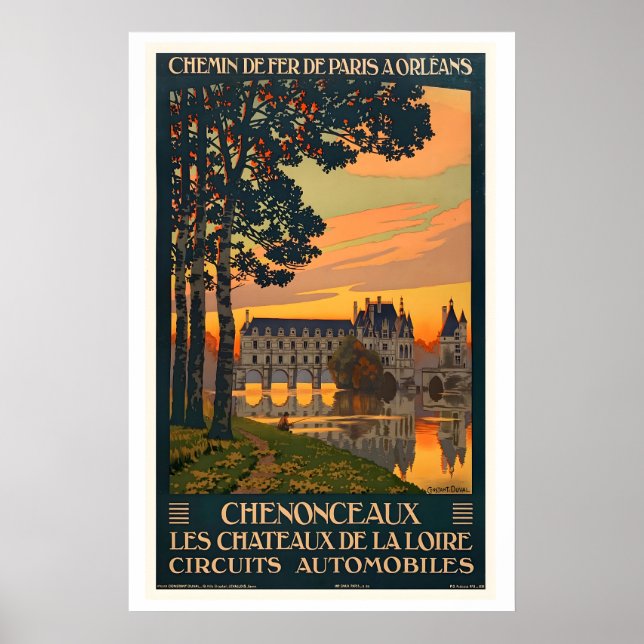 Chateau de Chenonceau Chateaux of the Loire Valley Poster (Front)