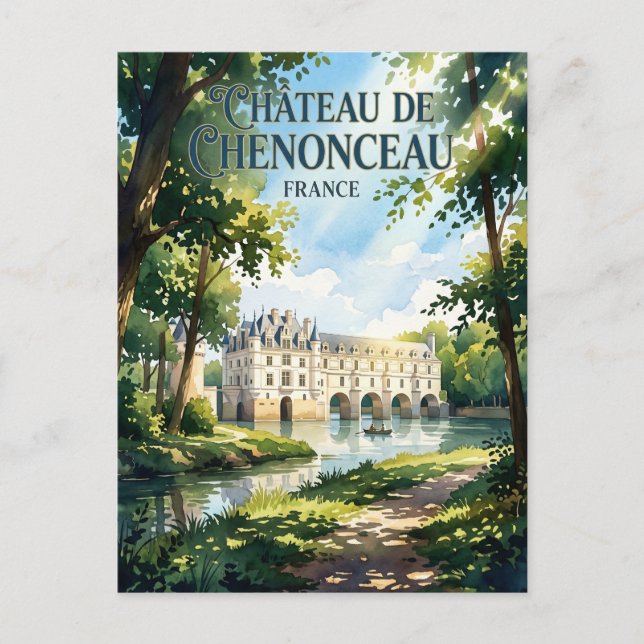 Château de Chenonceau France Postcard (Front)