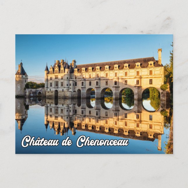 Chateau de Chenonceau, France Postcard (Front)