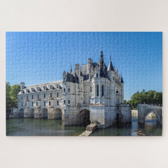 Chateau de Chenonceau in the Loire Valley - France Jigsaw Puzzle (Horizontal)