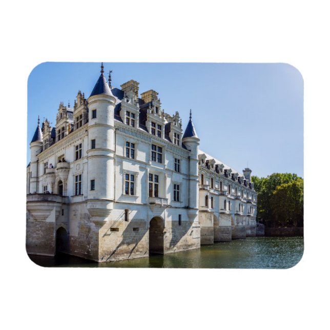 Chateau de Chenonceau in the Loire Valley - France Magnet (Horizontal)