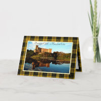 Château de Dunvegan Clan MacLeod Carte de vœux pli