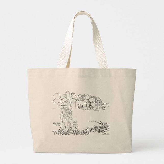 Château de Foulis Ecosse Sac fourre-tout (Dos)