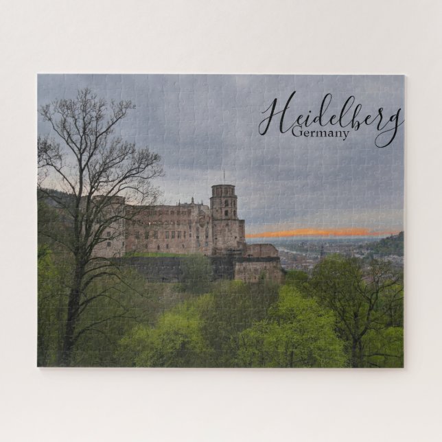 Château de Heidelberg Allemagne Jigsaw Puzzle (Horizontal)