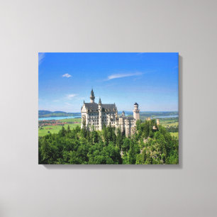 Château de Neuschwanstein toile étirée