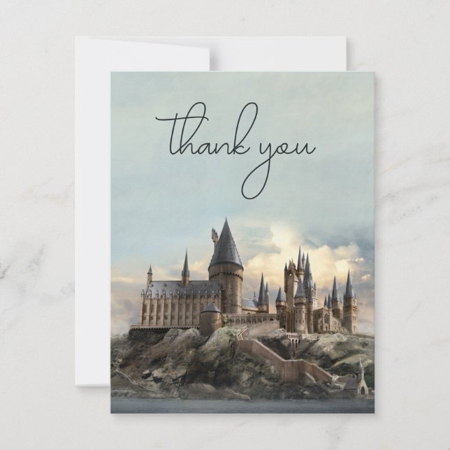 Château de Poudlard Harry Potter Mariage Merci (Devant)