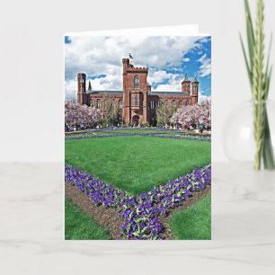 Château de Smithsonien et carte de jardin de Haupt