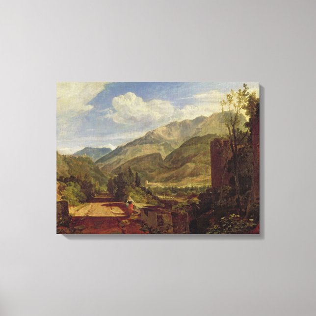 Chateau de St. Michael, Bonneville, Savoy, 1803 (o Canvas Print (Front)