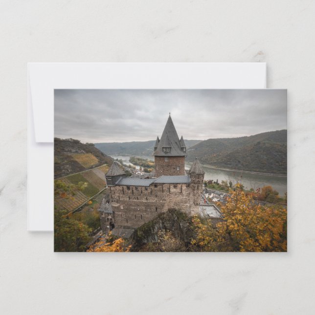 Château de Stahleck Bacharach Allemagne Carte (Devant)