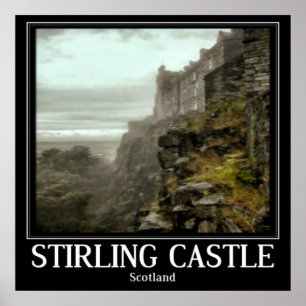 Château de Stirling Ecosse Poster Art