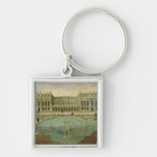 Chateau de Versailles from the Garden Side Keychain