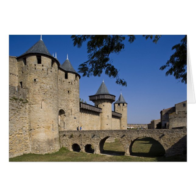 Château des Comtes, Carcassonne, Aude, Languedoc, (Devant horizontal)
