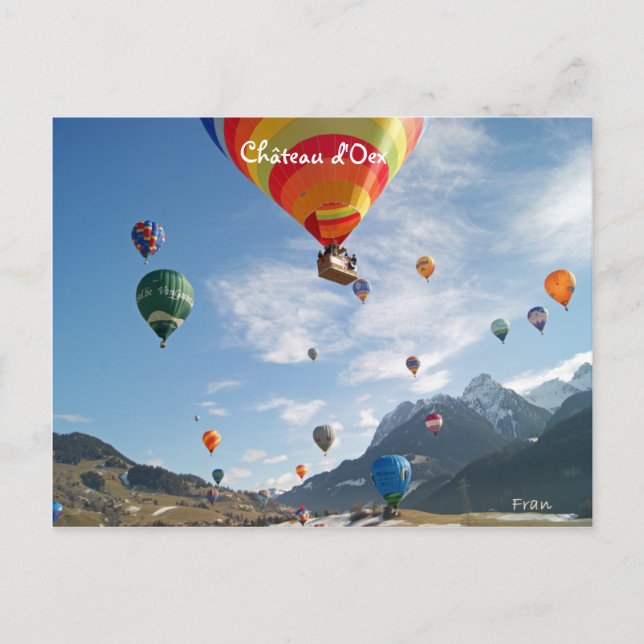 Château d'Oex Postcard (Front)