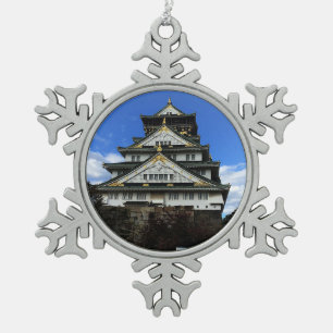 Château d'Osaka, Japon #1 Ornement de flocon de ne