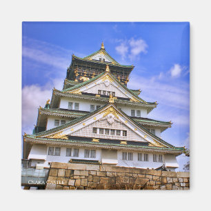 Château d'Osaka : Magnet Carré