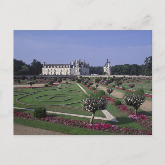 Chateau du Chenonceau, Loire Valley, Postcard (Front)