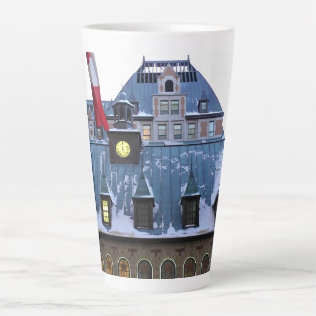 Chateau Frontenac, Quebec, Canada Latte Mug (Front)