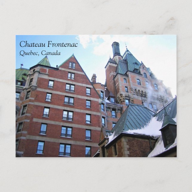 Chateau Frontenac, Quebec, Canada Postcard (Front)