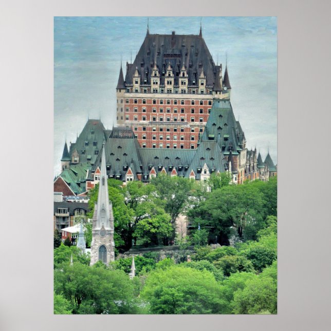 Chateau Frontenac Quebec City   Poster (Front)