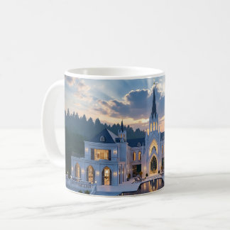 Château gothique au crépuscule – Design de mug Nat