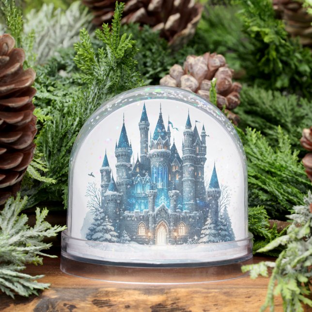 Château gothique de Noël (Hiver)