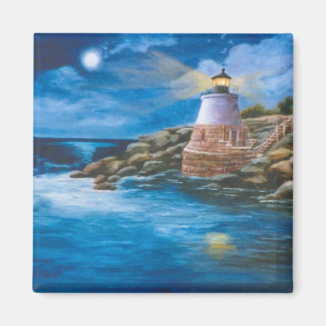 Château Hill Lighthouse Magnet (Devant)