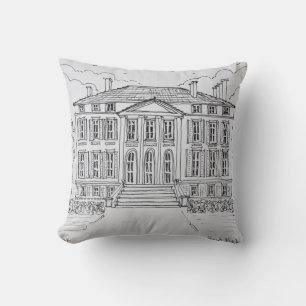 Chateau Margaux Bordeaux, France Throw Pillow