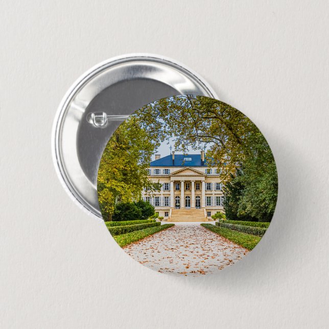 Chateau Margaux, France 2 Inch Round Button (Front & Back)