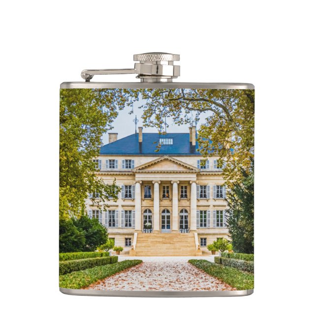 Chateau Margaux, France Hip Flask (Front)