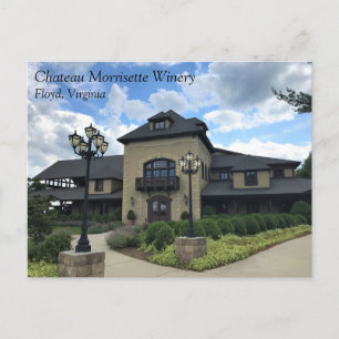 Chateau Morrisette Winery, Floyd, Virginia Postcar Postcard