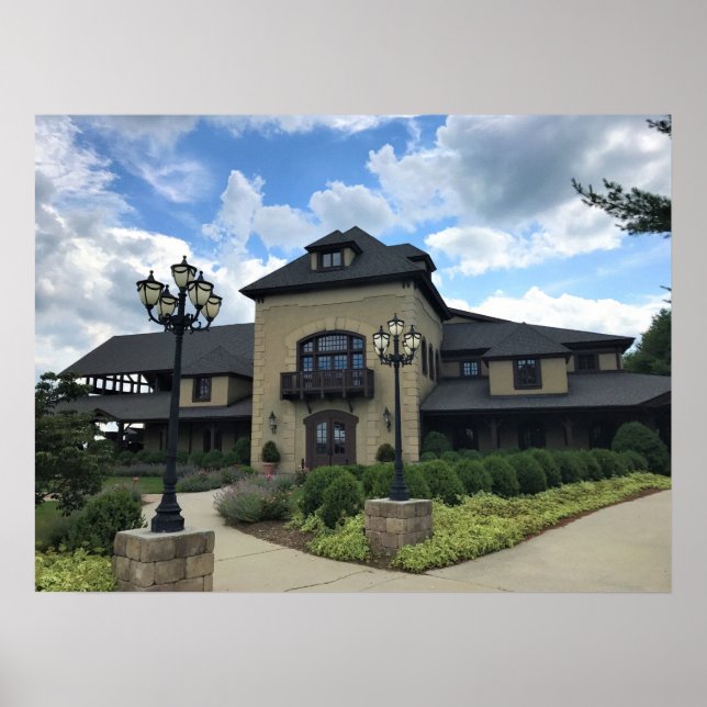 Chateau Morrisette Winery, Floyd, Virginia Poster (Front)