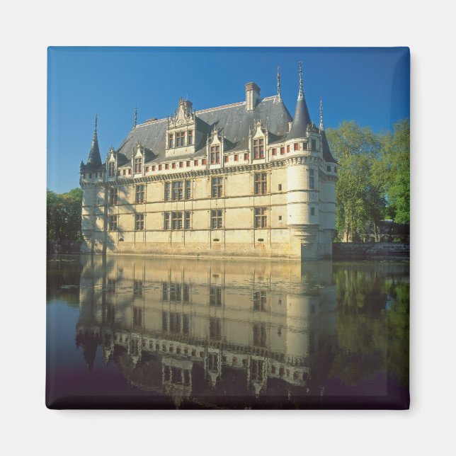 Chateau of Azay-le-Rideau, Indre-et-Loire, Magnet (Front)