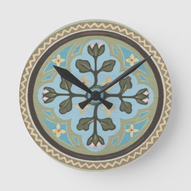 Chateau Panel II Round Clock (Front)