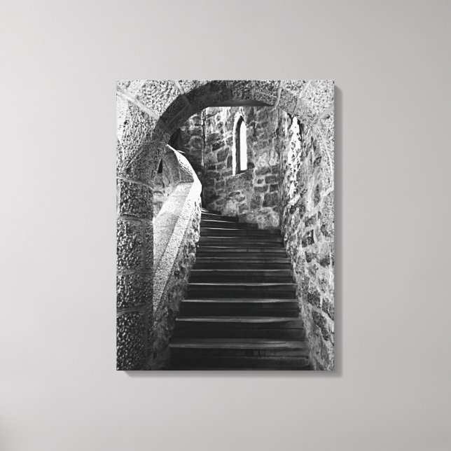 Château Photographie Toile art Château Escaliers (Recto)