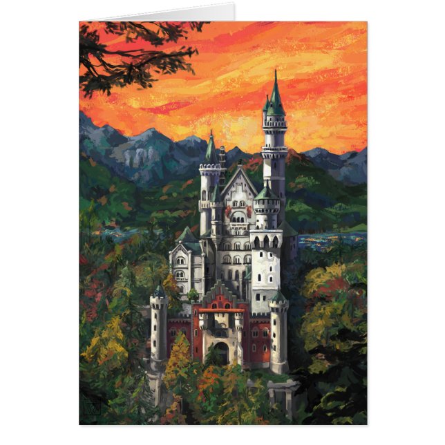Château Schloss Neuschwanstein (Devant)