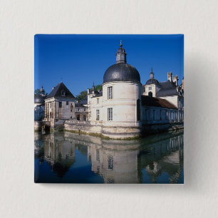 Chateau Tanlay, Tanlay, Burgundy, France 2 Inch Square Button