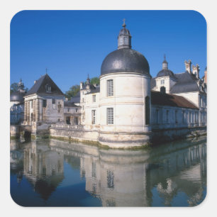Chateau Tanlay, Tanlay, Burgundy, France Square Sticker