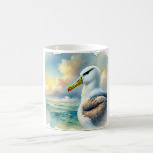 Chatham albatross in vibrant flight 110924AREF143 Coffee Mug