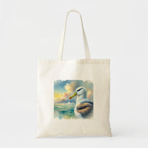 Chatham albatross in vibrant flight 110924AREF143 Tote Bag