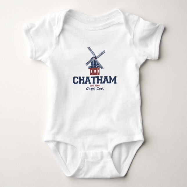 Chatham - Cape Cod. Baby Bodysuit (Front)