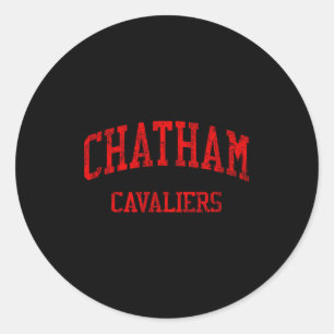 Chatham High School Hs Chatham Classic Round Sticker