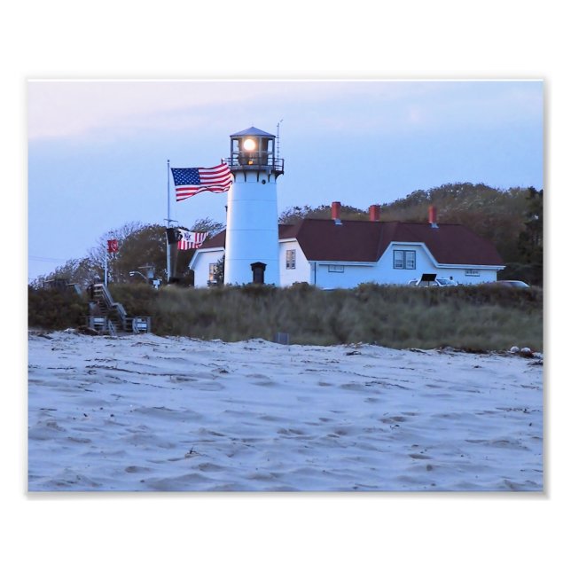 Chatham Lighthouse Cape Cod MA Photo Print (Front)