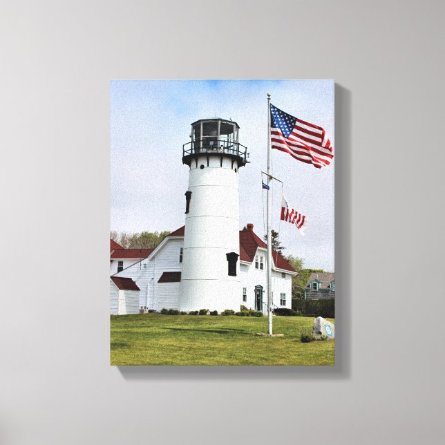 Chatham Lighthouse, Cape Cod, MA Wrapped Canvas (Front)