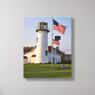 Chatham Lighthouse, Cape Cod, MA Wrapped Canvas