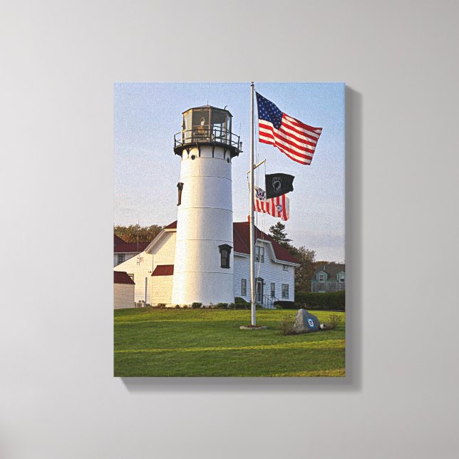 Chatham Lighthouse, Cape Cod, MA Wrapped Canvas (Front)