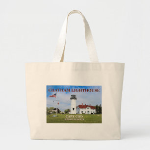 Chatham Lighthouse Cape Cod Massachusetts Tote Bag
