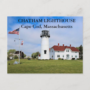 Chatham Lighthouse, Massachusetts Postcard
